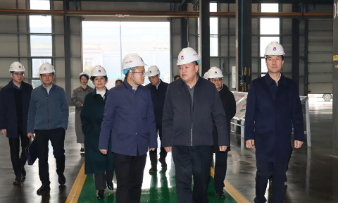 鄭州市人大常委會副主任蒿鐵群一行蒞臨義瑞新材調(diào)研指導